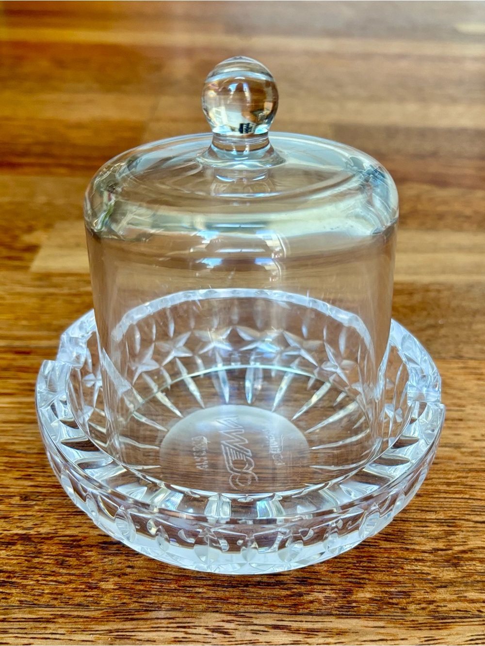 Scented Candle Bell Jar + Crystal Tray